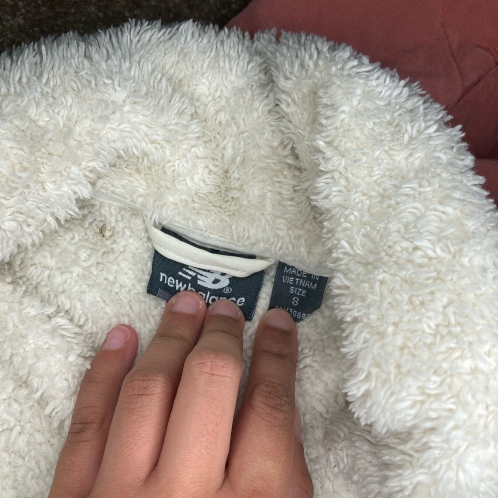 New balance furry jacket